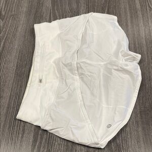 Lululemon speed up shorts white sz 4 tall